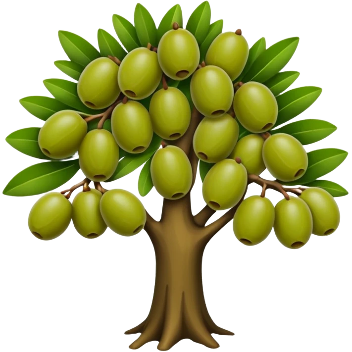 Árbol de aceitunas emoji