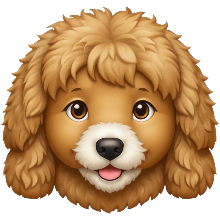 golden doodle girl emoji