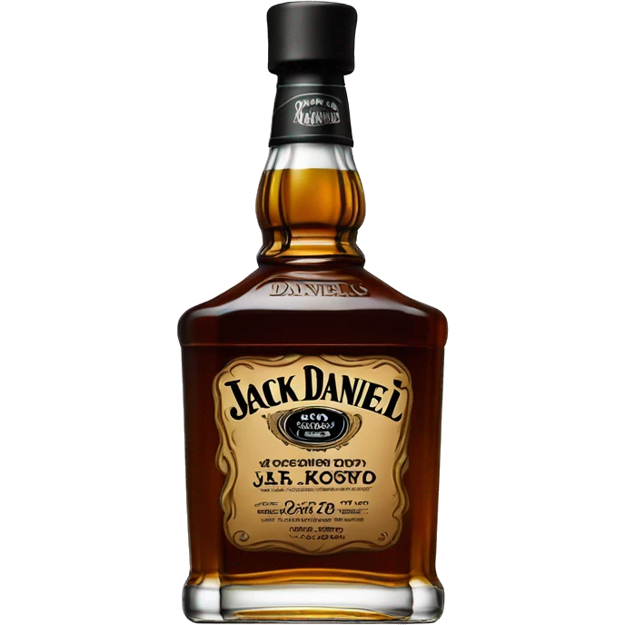 Jack Daniel’s Bottle emoji