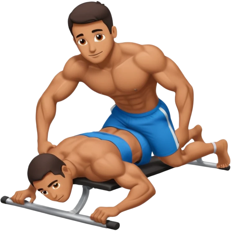 latin guy doing a planche emoji