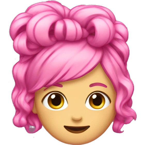 Pink Hairpins emoji