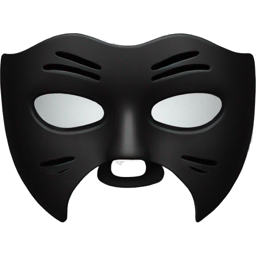 Black Mask  emoji