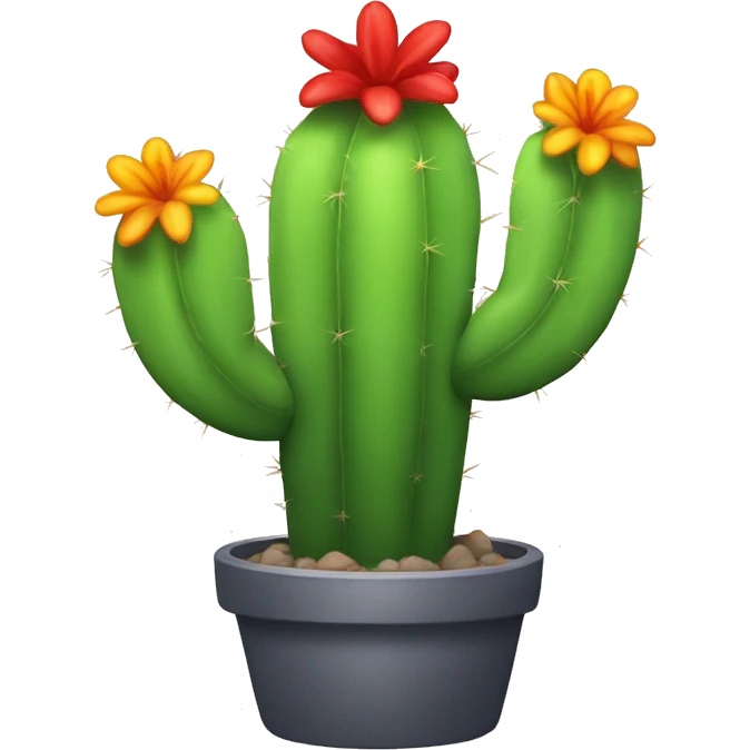 rainbow cactus emoji