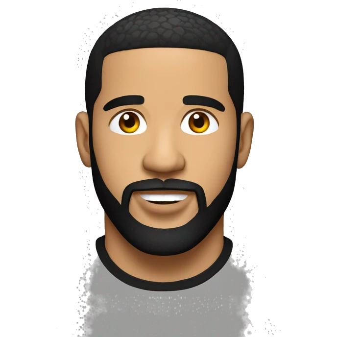 Drake with hot coals emoji