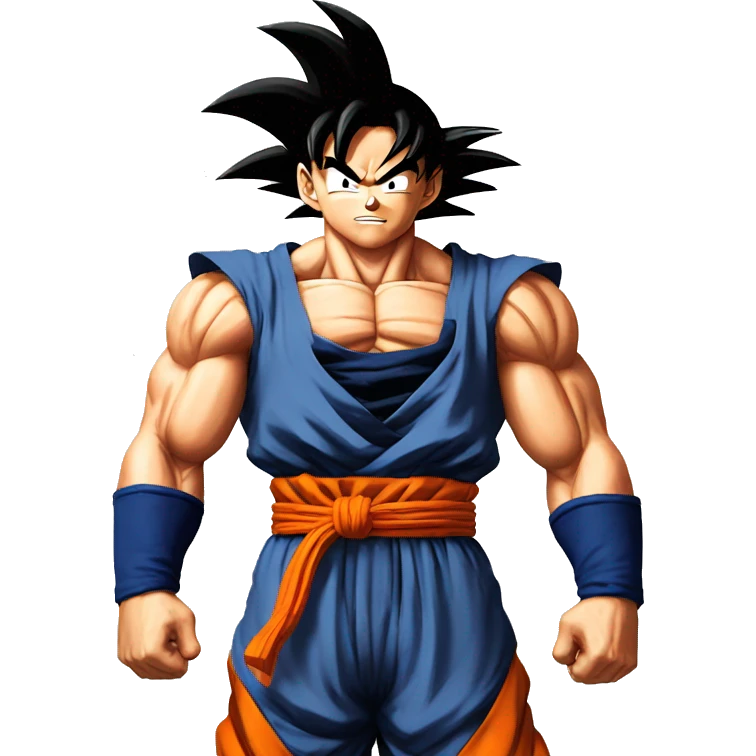 Goku from dragon ball z emoji