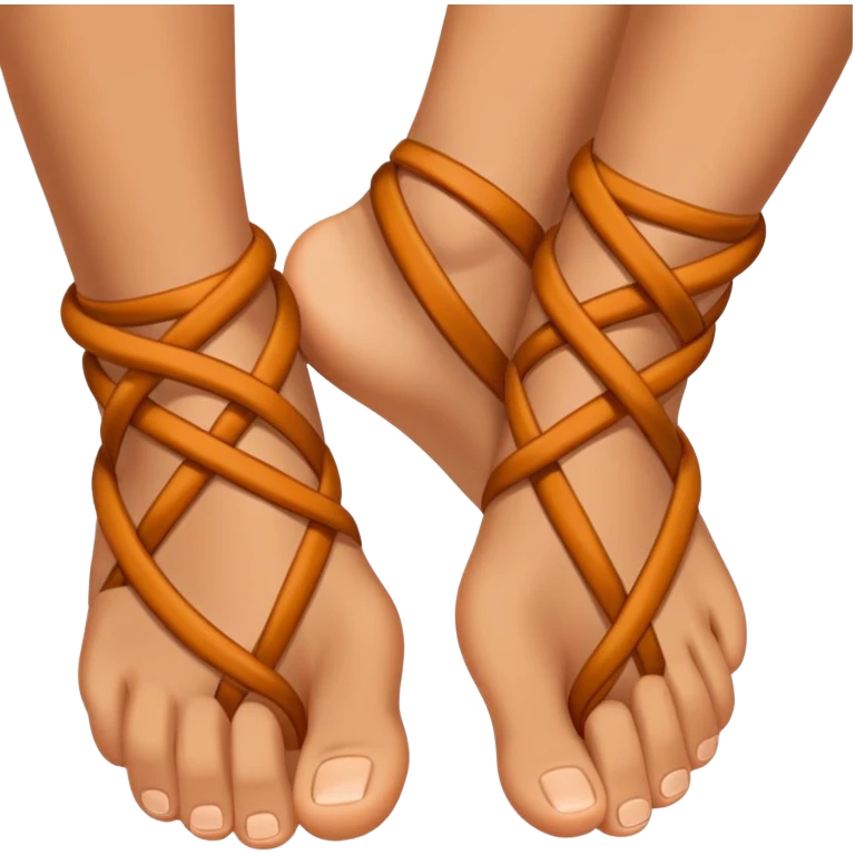 Interlocked feet emoji