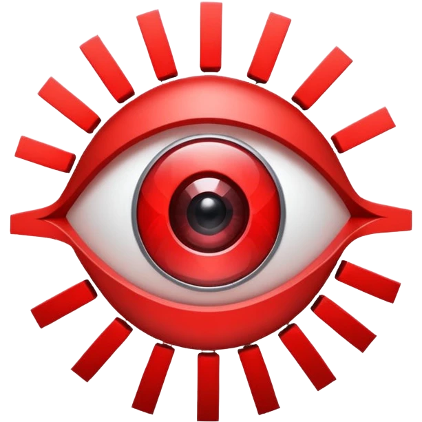 Eye-catching logo for MedSignal, red pulse cutting through geometric forms forming the letters ‘AI’, glowing red highlights with smooth, modern lines, clean white background, powerful and memorable for a tech-forward healthcare brand emoji