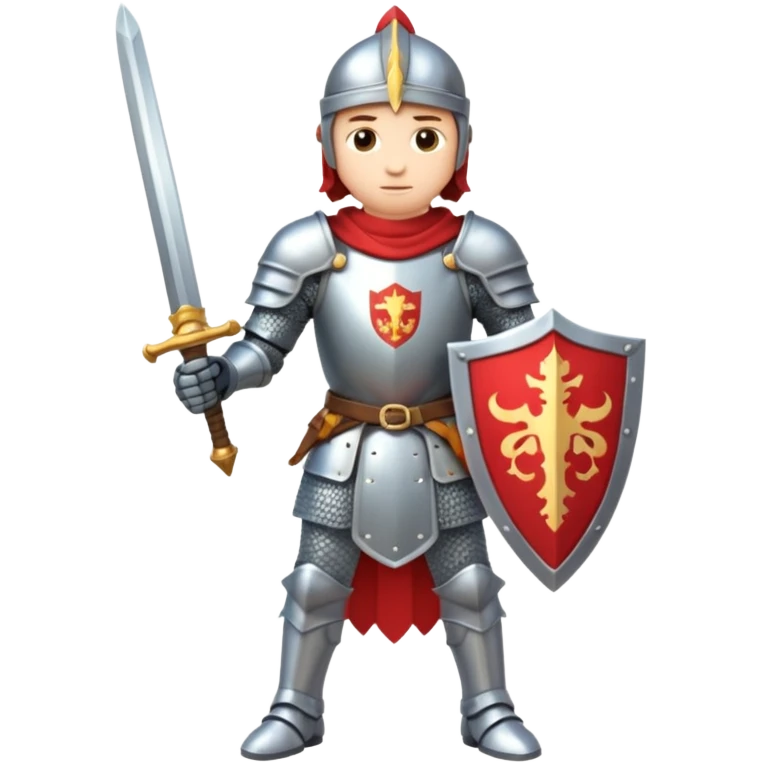 brave knight full body emoji
