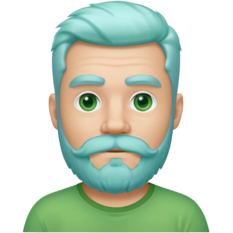 ice man with green shirt emoji
