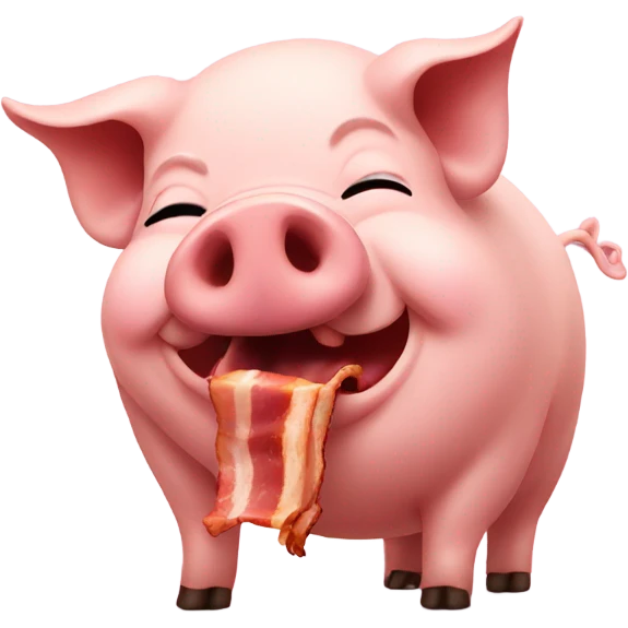 pig with bacon emoji