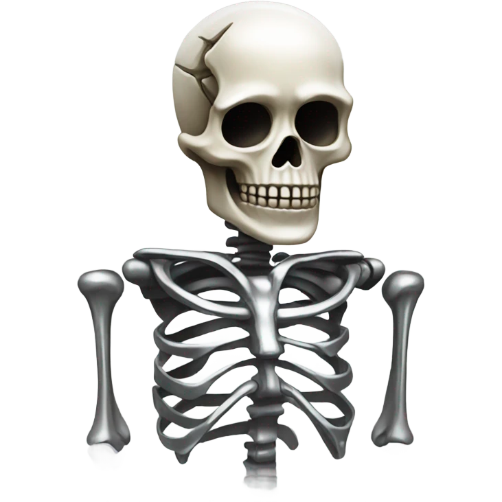 Chrome skeleton  emoji