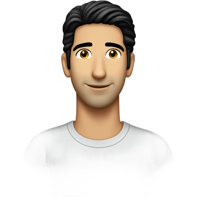 David Schwimmer 20 years old with no facial hair emoji