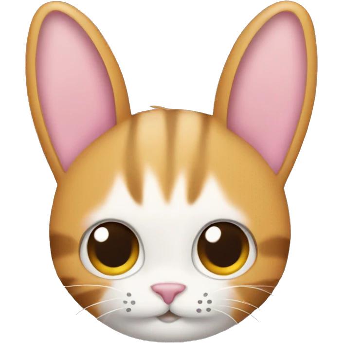 cat with bunny ears emoji