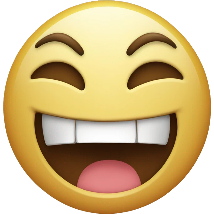 face angry but laughing  emoji