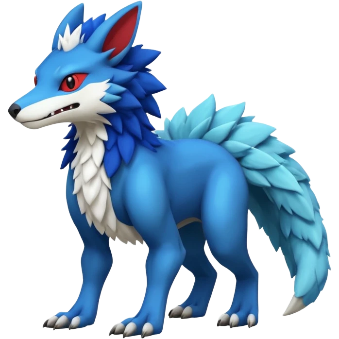  exotic Fakémon-Sergal-Pokémon-Vernid-creature, full body emoji