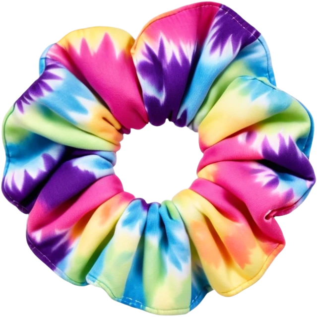 1990’s tie dye scrunchie emoji