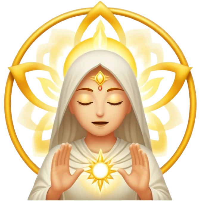 manifestation visualization, energy, spiritual concept emoji