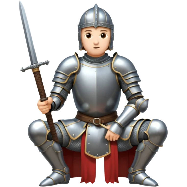 a kneeling knight emoji
