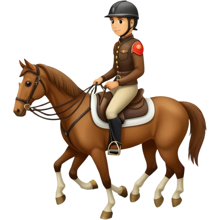 horse rider emoji