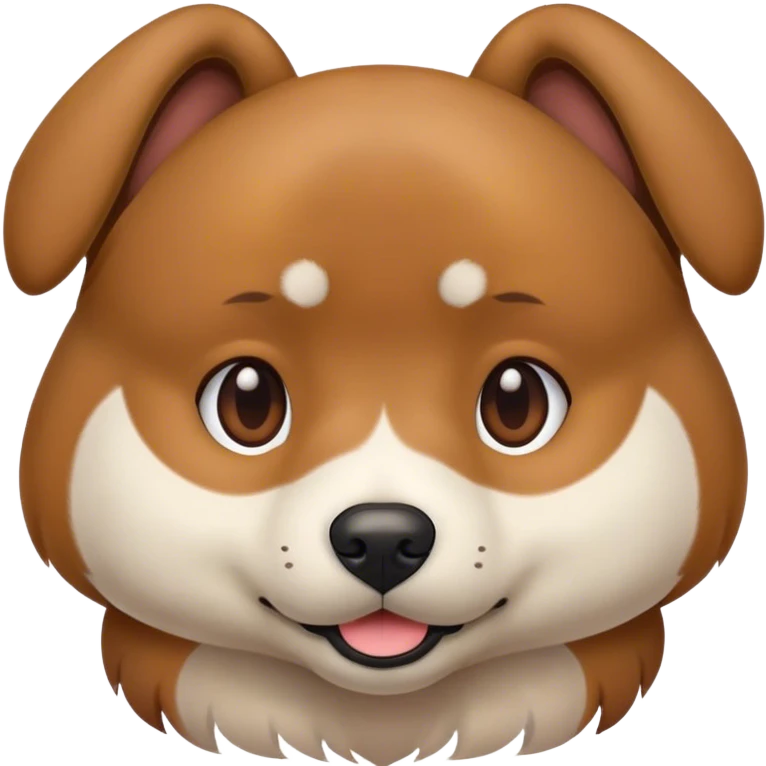 an asian dog emoji