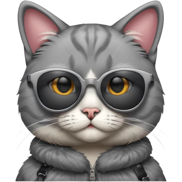 Cat wearing sunglasses emoji