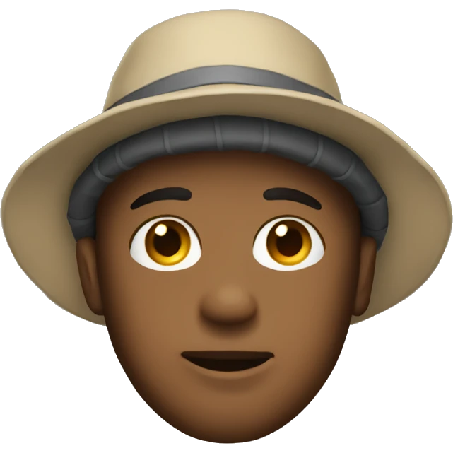 Only a bucket hat emoji