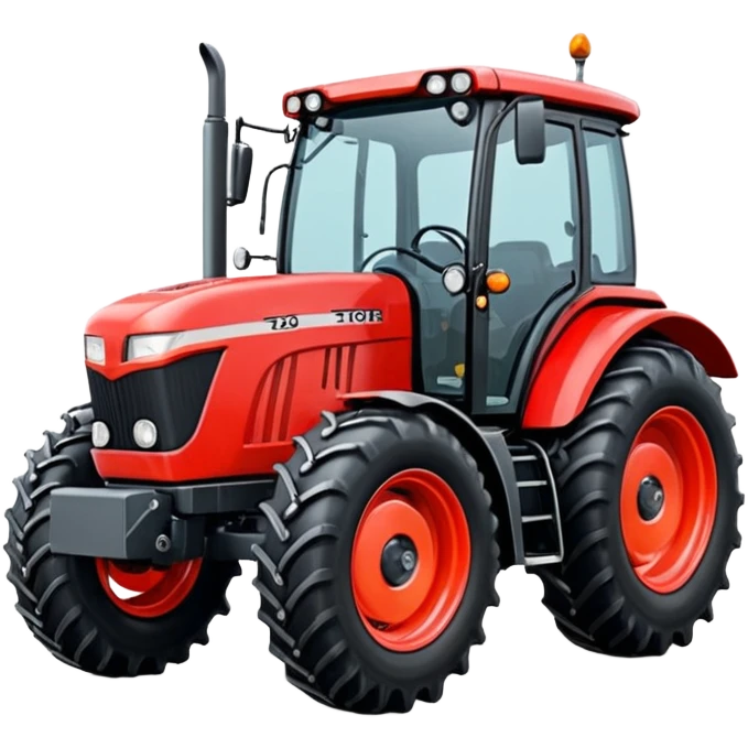 červeny moderny zetor forterra  traktor emoji