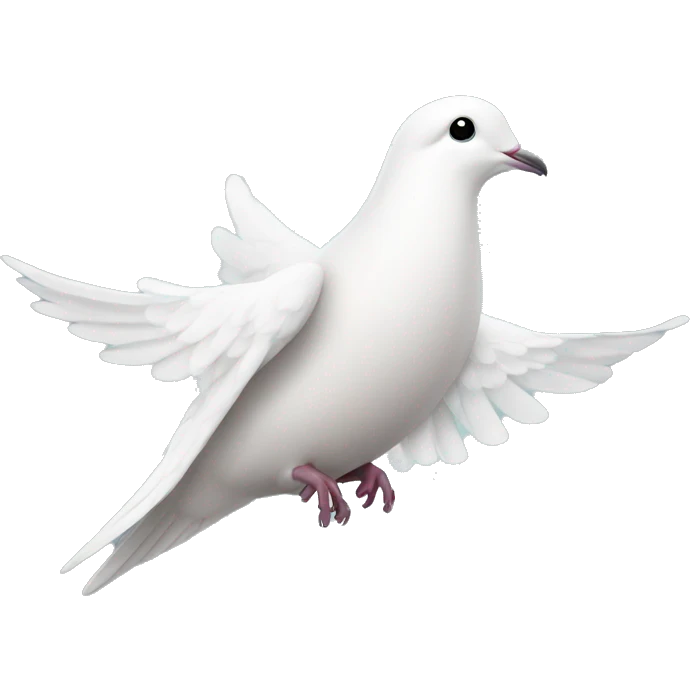 Dove with a halo emoji