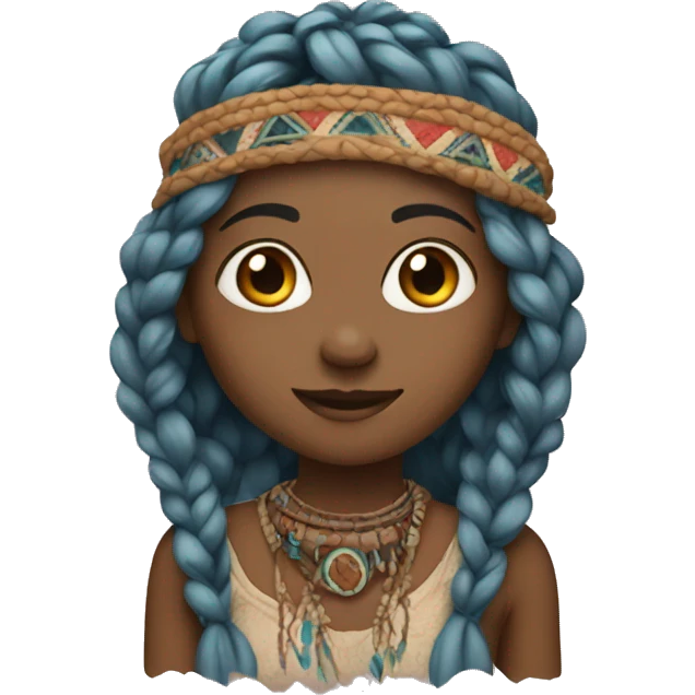 Cute boho emoji