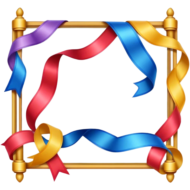 ribbon game banner decor frame emoji