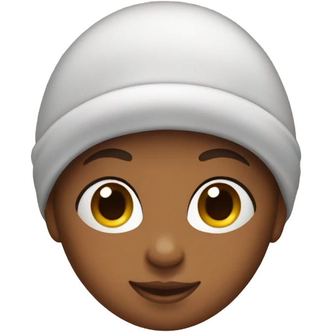 Girl in bonnet  emoji