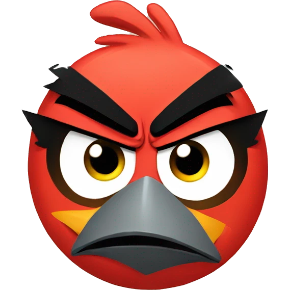 angry bird emoji