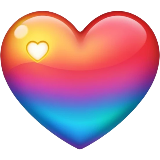 Colorful heart emoji