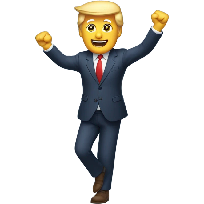 Trump dance emoji