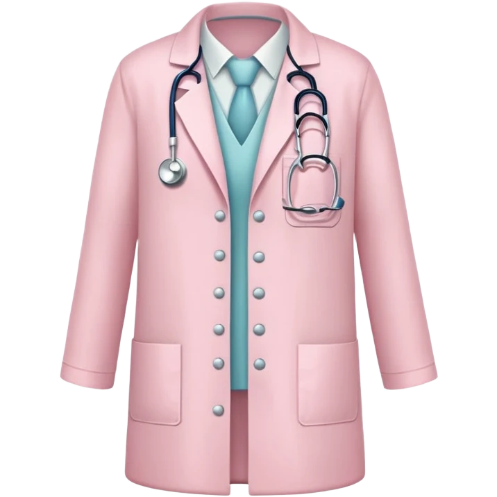 light pink doctor clothes emoji