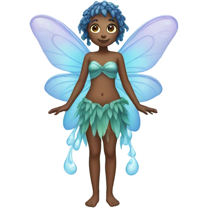 full body water fairy emoji