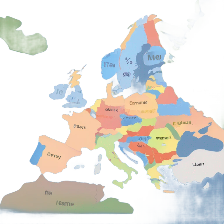 Map of Europe emoji