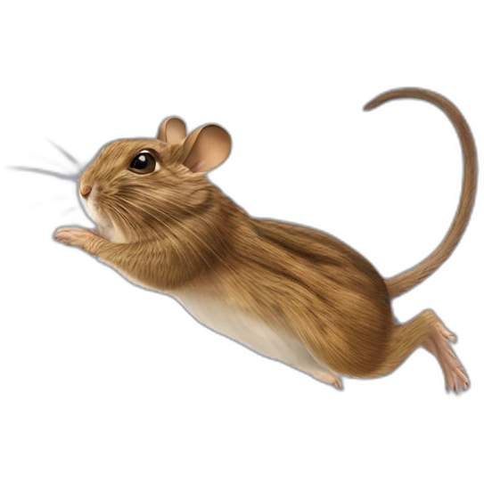 degu landing like spiderman emoji