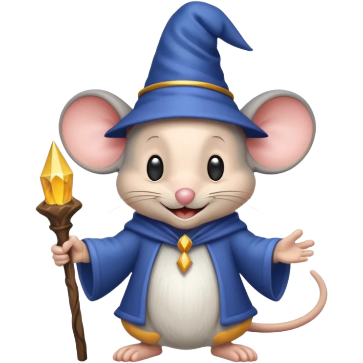 Didney mouse with hat wizard emoji