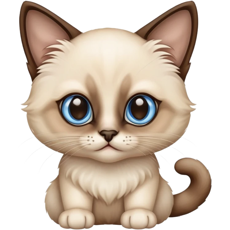 Siamese  kitten emoji