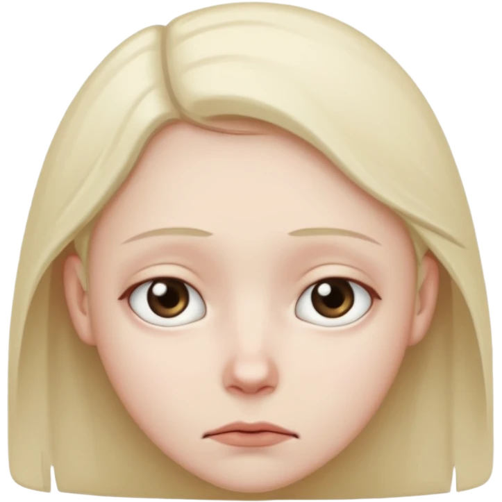 A suicidal person emoji