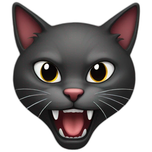 Evil cat emoji