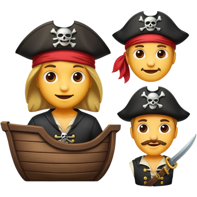 Make an emoji for pirates emoji