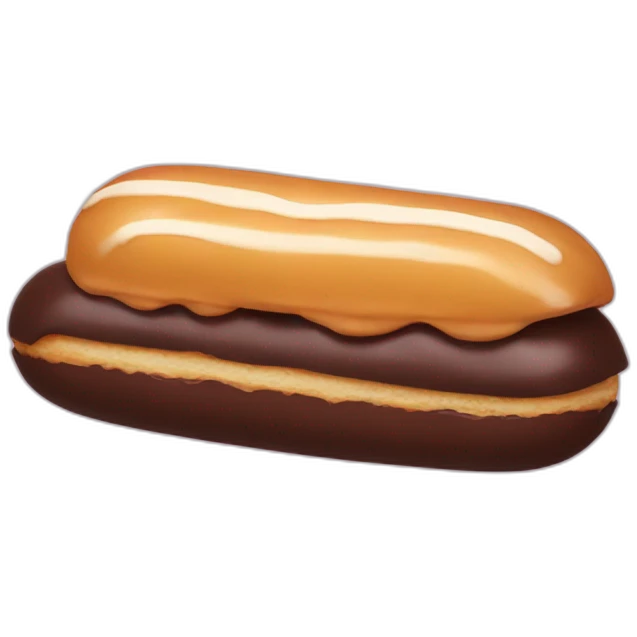 eclair au chocolat emoji