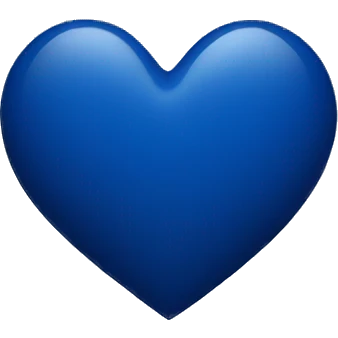 dark blue heart emoji