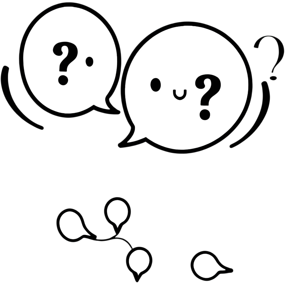 questions and answers, Q&A concept emoji
