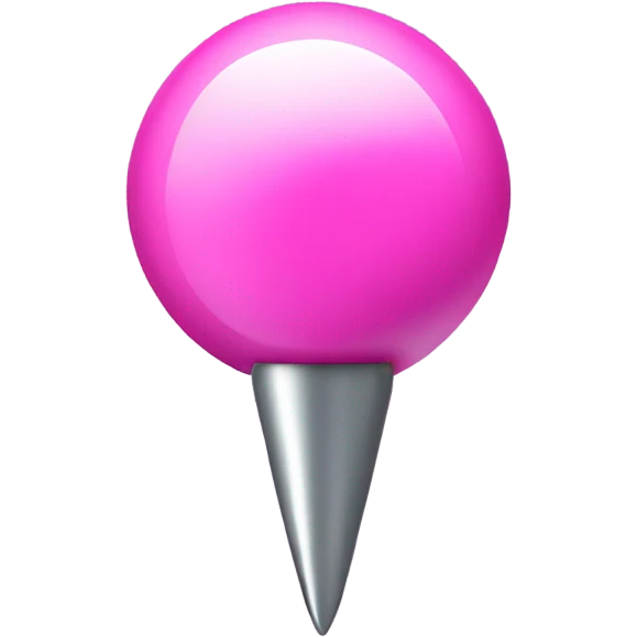 Pink pin📌 emoji