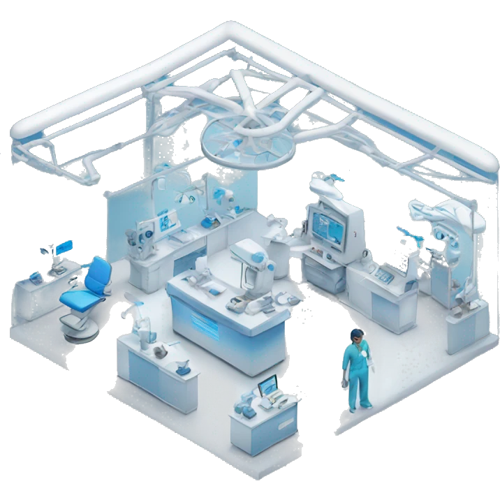 medical device tradeshow in blue emoji
