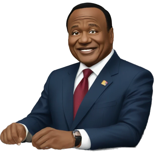 PRESIDENT DENIS SASSOU NGUESSO EN PLEUR emoji