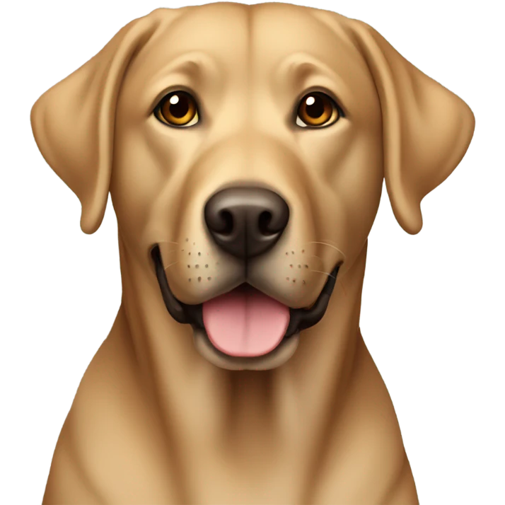 Light brown lab emoji